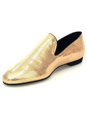 Carica immagine nella Galleria, Wish Dance Shop Mocassino Uomo in Lucertola Oro