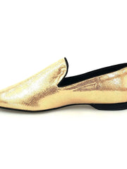 Carica immagine nella Galleria, Wish Dance Shop Mocassino Uomo in Lucertola Oro