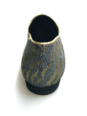 Carica immagine nella Galleria, Wish Dance Shop Mocassino Uomo in Lurex Zebrato Oro