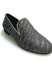 Carica immagine nella Galleria, Wish Dance Shop Mocassino Uomo in Lurex Zebrato Oro