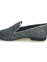 Carica immagine nella Galleria, Wish Dance Shop Mocassino Uomo in Lurex Zebrato Silver