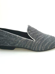 Carica immagine nella Galleria, Wish Dance Shop Mocassino Uomo in Lurex Zebrato Silver