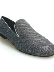 Carica immagine nella Galleria, Wish Dance Shop Mocassino Uomo in Lurex Zebrato Silver