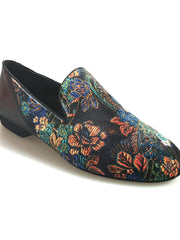 Carica immagine nella Galleria, Wish Dance Shop Mocassino Uomo in New Velvet e Tallone in Lurex Nero