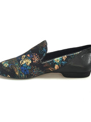Carica immagine nella Galleria, Wish Dance Shop Mocassino Uomo in New Velvet e Tallone in Lurex Nero