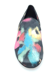 Carica immagine nella Galleria, Wish Dance Shop Mocassino Uomo in Picasso Nero e Tallone in Camoscio Nero