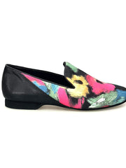 Load image into Gallery viewer, Wish Dance Shop Mocassino Uomo in Picasso Nero e Tallone in Lurex Nero