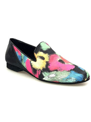 Load image into Gallery viewer, Wish Dance Shop Mocassino Uomo in Picasso Nero e Tallone in Lurex Nero