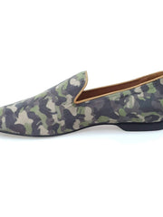 Carica immagine nella Galleria, Wish Dance Shop Mocassino Uomo in Tessuto Militare