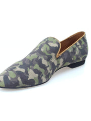 Load image into Gallery viewer, Wish Dance Shop Mocassino Uomo in Tessuto Militare