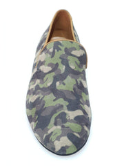 Load image into Gallery viewer, Wish Dance Shop Mocassino Uomo in Tessuto Militare