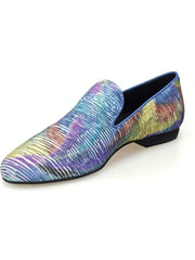 Load image into Gallery viewer, Wish Dance Shop Mocassino Uomo in Van Gogh Blu