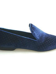 Carica immagine nella Galleria, Wish Dance Shop Mocassino Uomo in Velluto Luce Blu