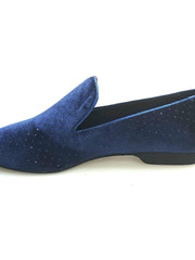 Carica immagine nella Galleria, Wish Dance Shop Mocassino Uomo in Velluto Luce Blu