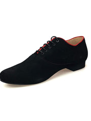 Carica immagine nella Galleria, Wish Dance Shop Ms07 Camoscio Nero e Bordo Rosso per Kizmi