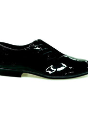 Carica immagine nella Galleria, PABLO PJ (MS19PJ) - Scarpa da Uomo Stringata in Vernice Nera e Camoscio Nero con Fondo in Microlight Wish Dance Shop