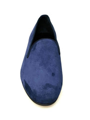 Load image into Gallery viewer, Wish Dance Shop Ms20 Mocassino in Camoscio Blu Punta Lunga