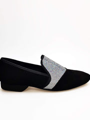 Carica immagine nella Galleria, Wish Dance Shop Ms22 Camoscio Nero con Boreale Argento