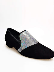 Carica immagine nella Galleria, Wish Dance Shop Ms22 Camoscio Nero con Boreale Argento