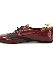 Carica immagine nella Galleria, Wish Dance Shop New York Jazz Vernice Bordeaux e Pelle Nera