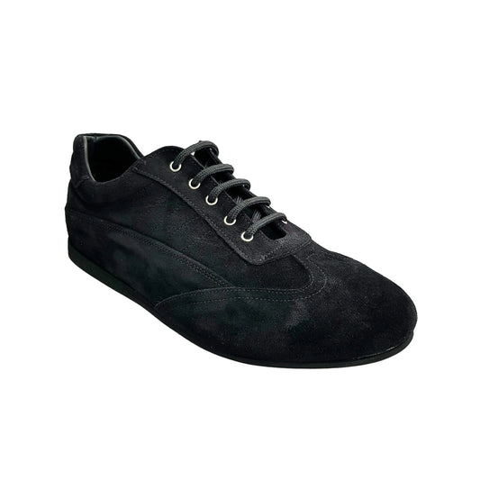 Scarpa sportiva Bora Sport IMOLA in camoscio nero, sneaker Wish Dance Shop con design elegante e comfort extragonfiato.