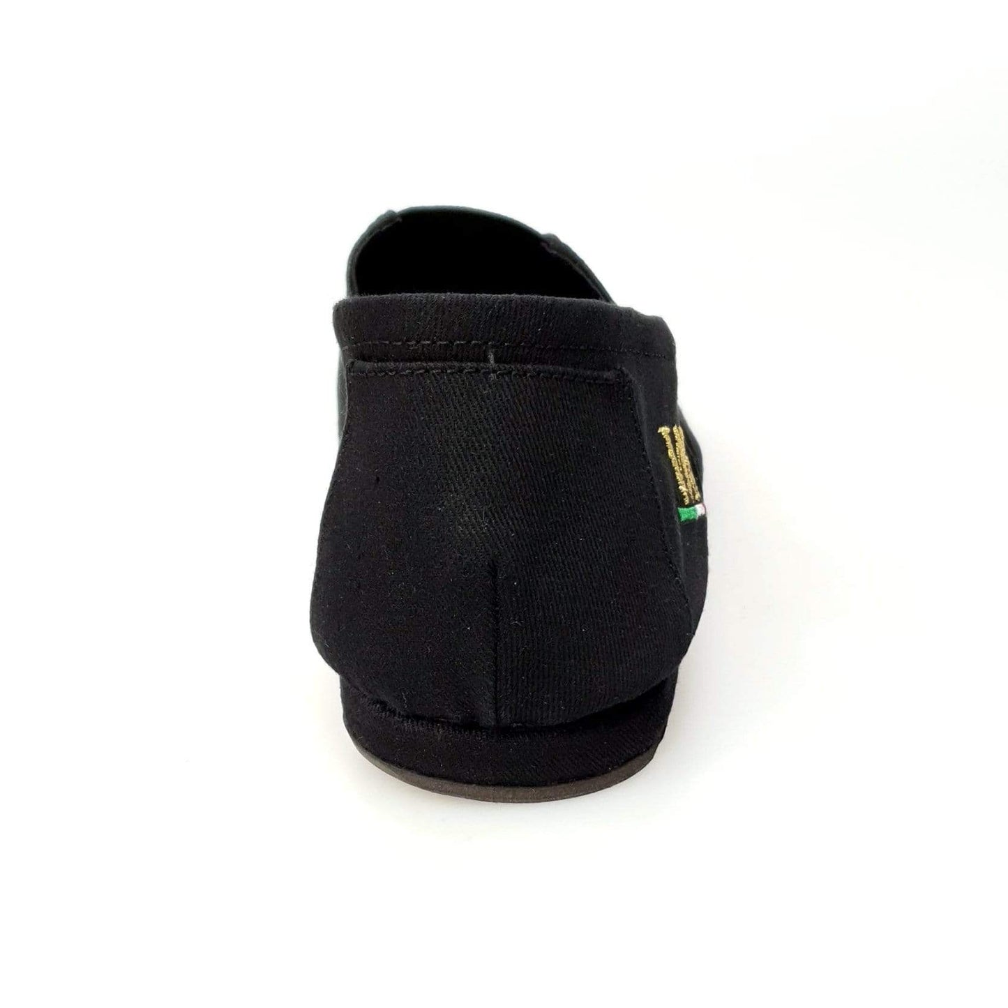 Espadrillas Tommy in tessuto nero, scarpe estive comode e eleganti, con suola in corda naturale e design classico.