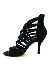 Carica immagine nella Galleria, Wishdance 161 Sandalo da Donna in morbido Camoscio Nero