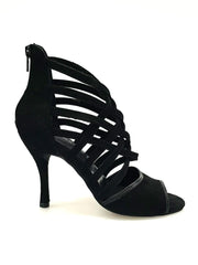 Carica immagine nella Galleria, Wishdance 161 Sandalo da Donna in morbido Camoscio Nero