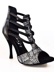 Carica immagine nella Galleria, Wishdance 460 in Pitone Silver e pelle nera