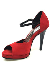 Carica immagine nella Galleria, Wishdance 675 Camoscio Rosso Vernice Nera