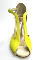 Carica immagine nella Galleria, Wishdance Fascino - Scarpa da Donna in Camoscio Giallo