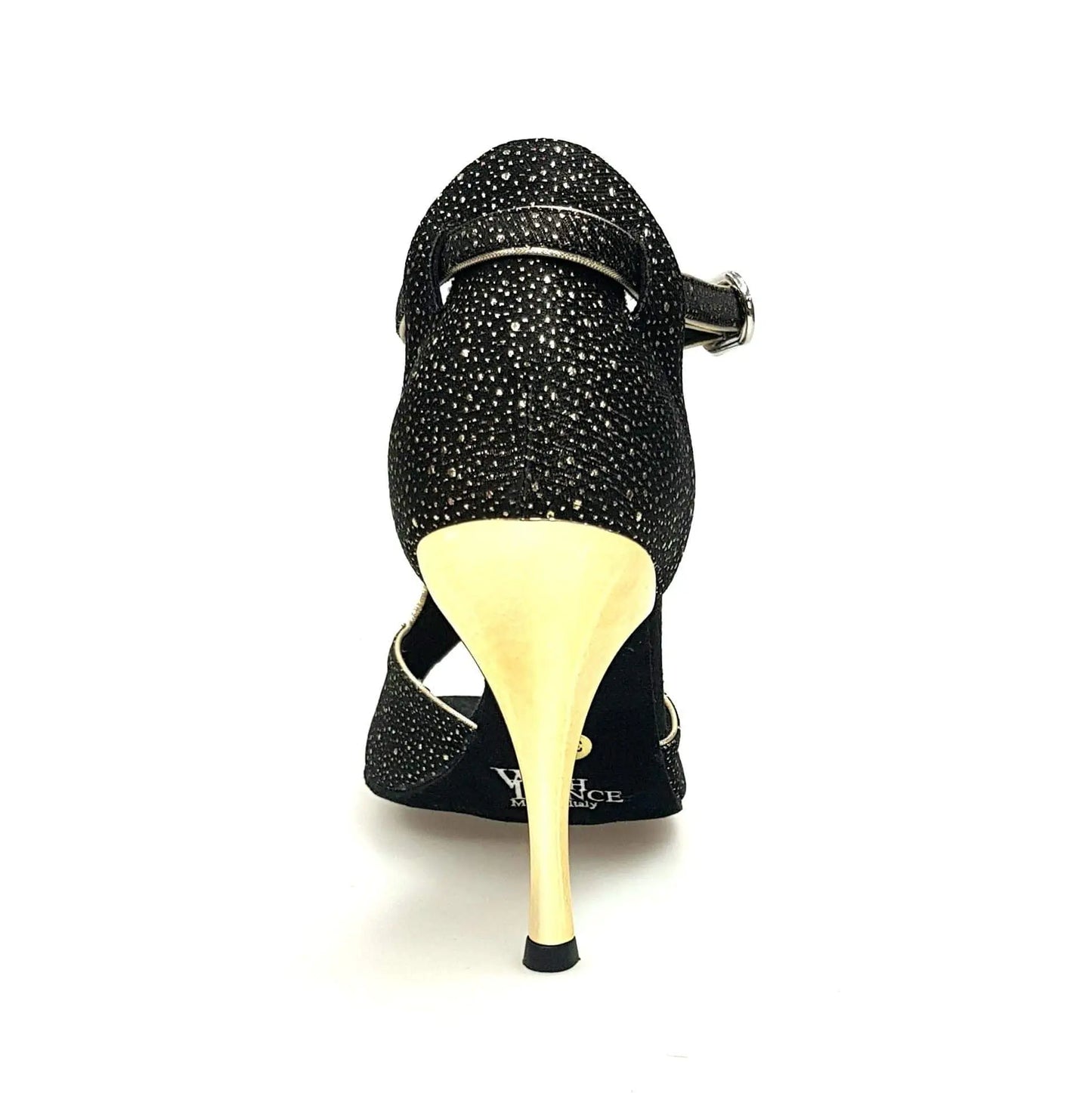 Scarpa donna Fascino (401) Wishdance in Felix oro con tacco a spillo laminato dorato, dettaglio elegante e raffinato