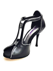 Carica immagine nella Galleria, Wishdance Fascino - Scarpa da Donna in Pelle Nera