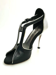 Carica immagine nella Galleria, Wishdance Fascino - Scarpa da Donna in Pelle Nera e Lurex Argento