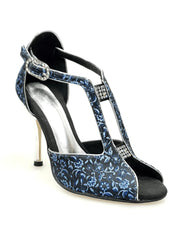 Carica immagine nella Galleria, Wishdance Fascino - Scarpa da Donna in tessuto Fiorato Blu