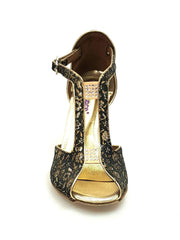 Carica immagine nella Galleria, Wishdance Fascino - Scarpa da Donna in tessuto Fiorato Oro