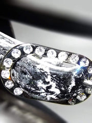 Carica immagine nella Galleria, Wishdance Fascino - Scarpa da Donna in tessuto Fiorato Silver e Lurex Nero