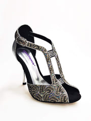 Load image into Gallery viewer, Wishdance Fascino - Scarpa da Donna in tessuto Lace e Lurex Argento
