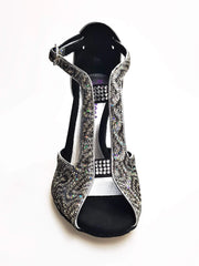 Carica immagine nella Galleria, Wishdance Fascino - Scarpa da Donna in tessuto Lace e Lurex Argento