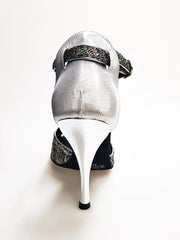 Load image into Gallery viewer, Wishdance Fascino - Scarpa da Donna in tessuto Lace e Lurex Argento