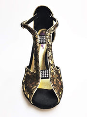 Carica immagine nella Galleria, Wishdance Fascino - Scarpa da Donna in tessuto Scale Oro