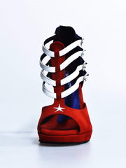 Load image into Gallery viewer, Wishdance Lussuria - Scarpa da Donna in Camoscio stile Cubana con Tacco a Spillo e Plateau
