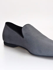 Carica immagine nella Galleria, Wishdance Mocassino da Uomo in Camoscio Grigio