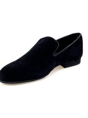 Carica immagine nella Galleria, Joy Black (800PJ) - Mocassino da Uomo in Camoscio Nero Foderato in Vera Pelle Italiana Wishdance