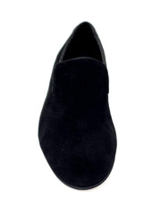 Carica immagine nella Galleria, Joy Black (800PJ) - Mocassino da Uomo in Camoscio Nero Foderato in Vera Pelle Italiana Wishdance