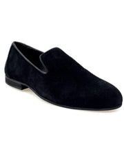Load image into Gallery viewer, Joy Black (800PJ) - Men's Moccasin in Black Suede Lined in Genuine Italian Leather