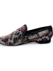 Carica immagine nella Galleria, Wishdance Mocassino Viper Rosso Camoscio Nero