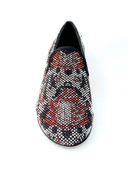 Carica immagine nella Galleria, Wishdance Mocassino Viper Rosso Camoscio Nero