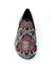Carica immagine nella Galleria, Wishdance Mocassino Viper Rosso Camoscio Nero