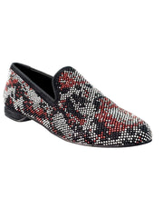 Carica immagine nella Galleria, Wishdance Mocassino Viper Rosso Camoscio Nero